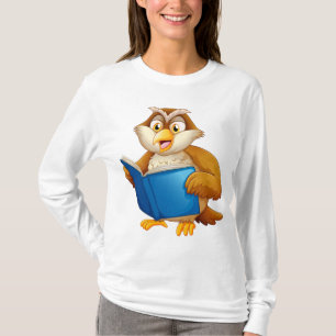Camiseta Livro de Leitura da Coruja Sábia