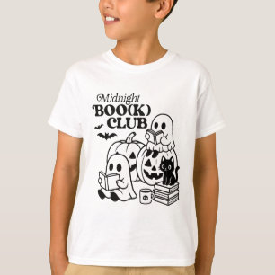 Camiseta Livro de Leitura de Fantasmas do Halloween Boo(k)