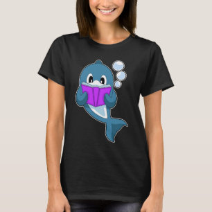 Camiseta Livro de Leitura de Golfinhos