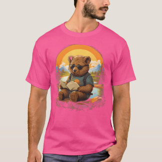 Camiseta Livro de Leitura de Wombat do Exterior