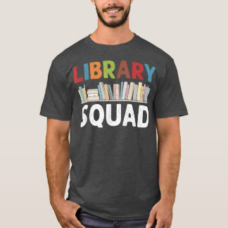 Camiseta Livro de Leitura do Creme Bibliotecário do Esquadr