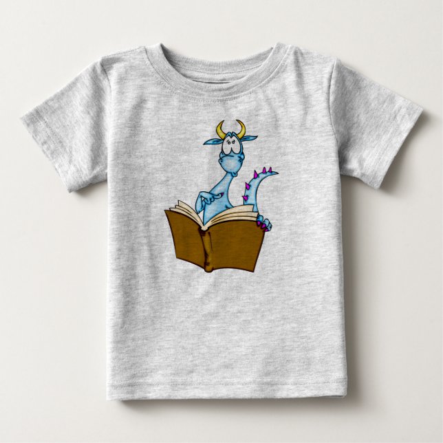 Camiseta Livro de leitura do dragão (Frente)