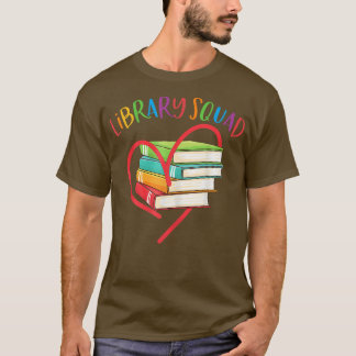 Camiseta Livro de Livros Bibliotecários do Esquadrão de Bib