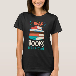 Camiseta Livro de Livros Bibliotecários Eu Li Livros Como s