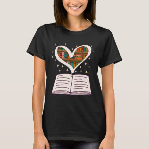 Camiseta Livro de livros encadernado e leitura 1