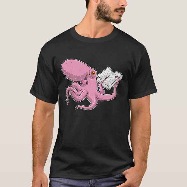 Camiseta Livro de Nerd Octopus (Frente)
