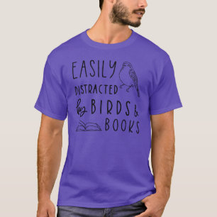 Camiseta Livro de Pássaros Lover Livros Leitura Livros de P