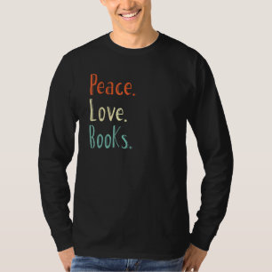 Camiseta Livro de Paz e Amor Lendo Teto