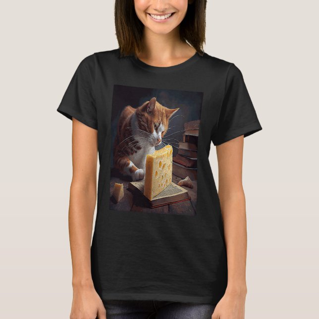 Camiseta Livro de Queijo de Gato (Frente)