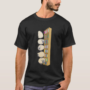 Camiseta Livro de Saída de Ovelha Bastante na Biblioteca
