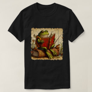 Camiseta Livro de Sapos do sapo de pesca clássico