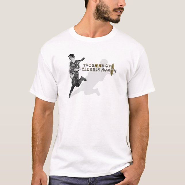 Camiseta Livro de Todd Rundgren Claramente Humano (Frente)