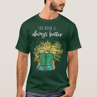 Camiseta Livro É Sempre Melhor Lendo Literatura