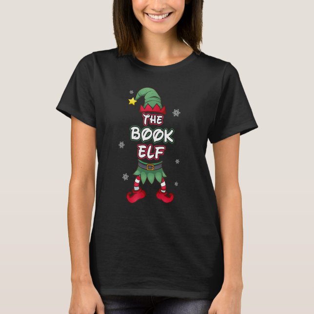 Camiseta Livro Elf Natal Pijamas Pjs Correspondendo Família (Frente)