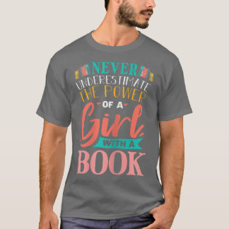 Camiseta Livro Engraçado Lendo Gráfico Mulheres Meninas Liv
