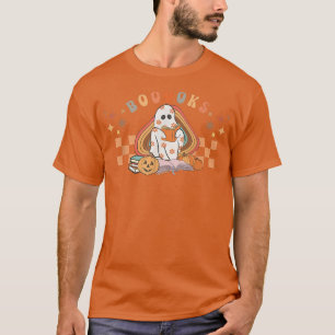 Camiseta Livro Fantasma Bonito A Ler O Professor De Hallowe