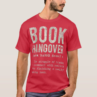 Camiseta Livro Hangover Para O Verme Do Livro De Alojamento