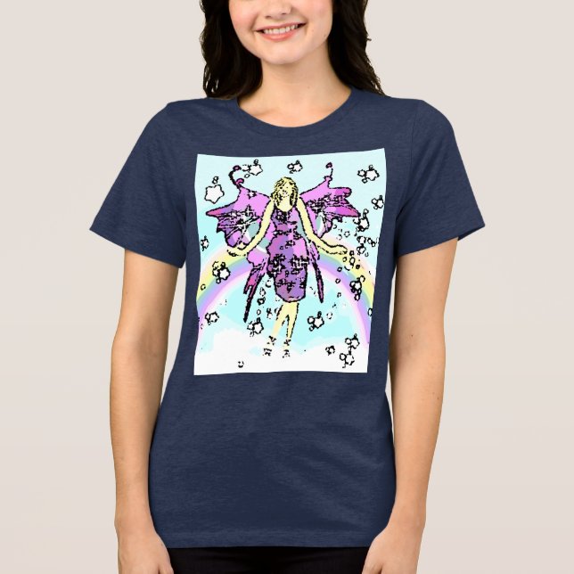 Camiseta Livro infantil Fada  (Frente)