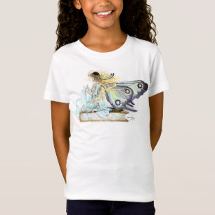 Camiseta Livro Infantil Fada Vintage Art