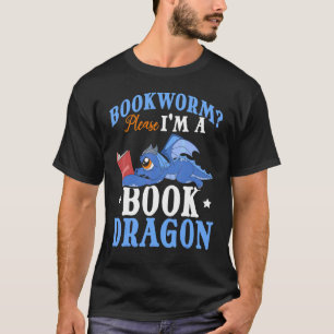 Camiseta Livro Lendo Fantasia Criatura Bestial Dragão
