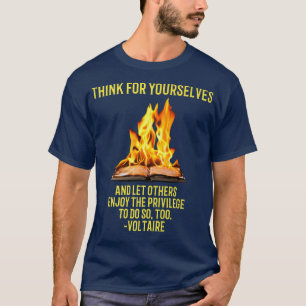 Camiseta Livro Li Livros Banidos para Bibliotecários, R
