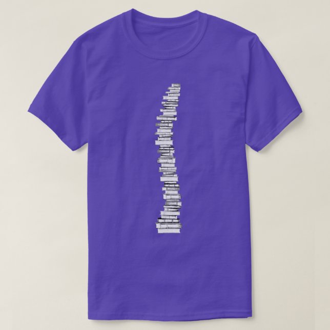 Camiseta Livro Lover Backbone Bookworm Leitura (Frente do Design)