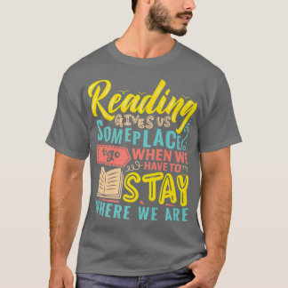 Camiseta Livro Lover Motivation Cote Bookworms Pun Book Re