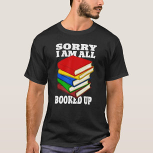 Camiseta Livro Me Desculpe, Estou Tudo Reservado A Ler