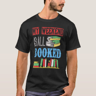 Camiseta Livro Meu Fim De Semana Está Todo Com Amor A Ler B