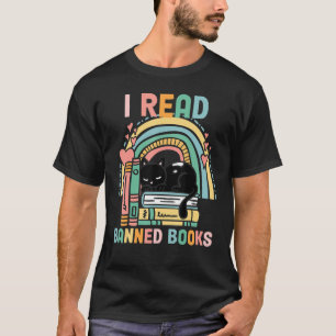 Camiseta Livro Prateleira Banida Citação de Livros Eu Li Li