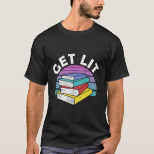 Camiseta Livro Presente Obter Lit Literary Gift Book Festa