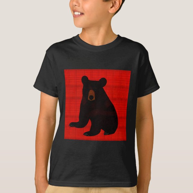 Camiseta Livro Preto do Urso Negro (Frente)