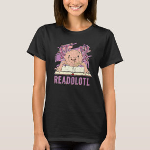 Camiseta Livro Readolott Lendo Animais Anfíbios Exóticos Ax