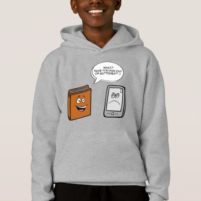 Camiseta Livro vs eBook (Frente)
