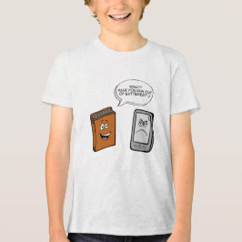 Camiseta Livro vs eBook