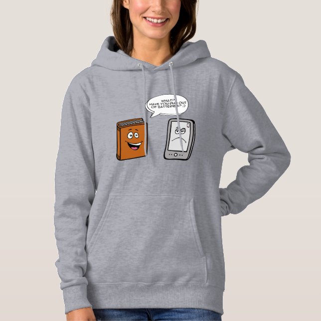 Camiseta Livro vs eBook (Frente)