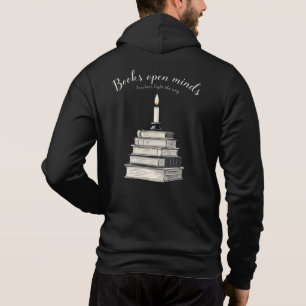 Camiseta Livros Abrir mentes - Professores acendem o caminh