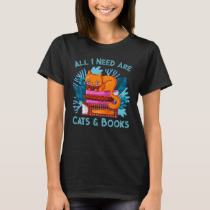 Camiseta Livros Aprovados para Gatos