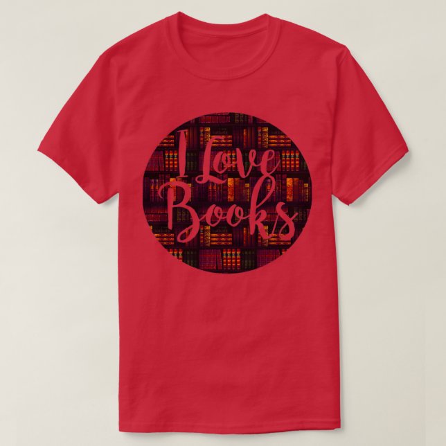 Camiseta Livros - Biblioteca - Livros - Verme- Escritório - (Frente do Design)