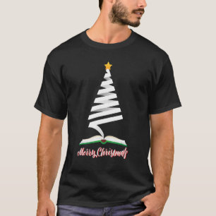 Camiseta Livros Bibliotecários Livros Felizes de Árvore de