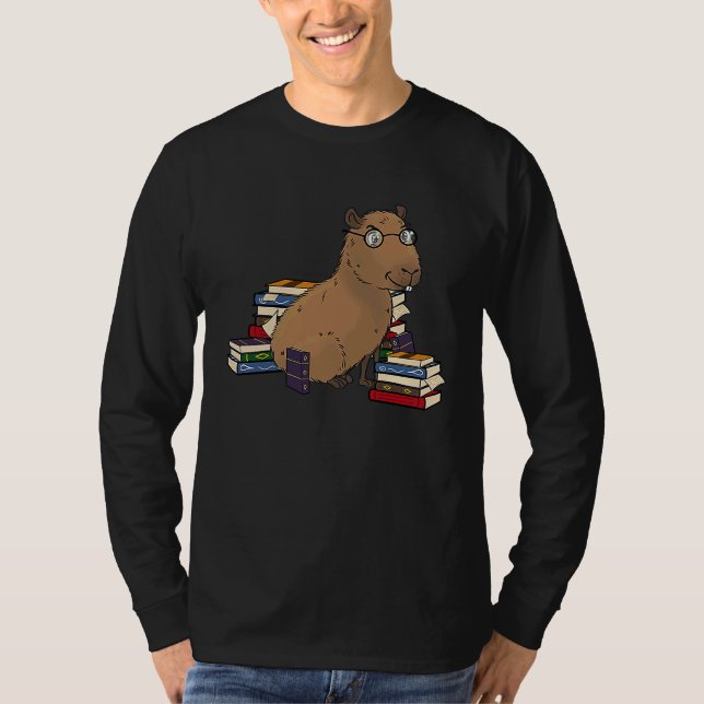 Camiseta Livros Capybara (Frente)