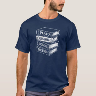 Camiseta Livros clássicos de filósofos antigos