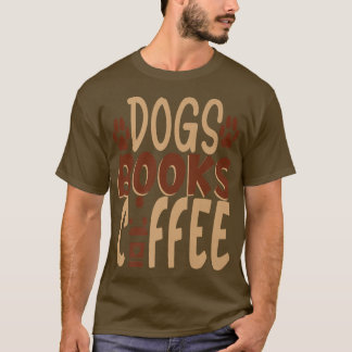 Camiseta Livros de Cães Café Lover Premium