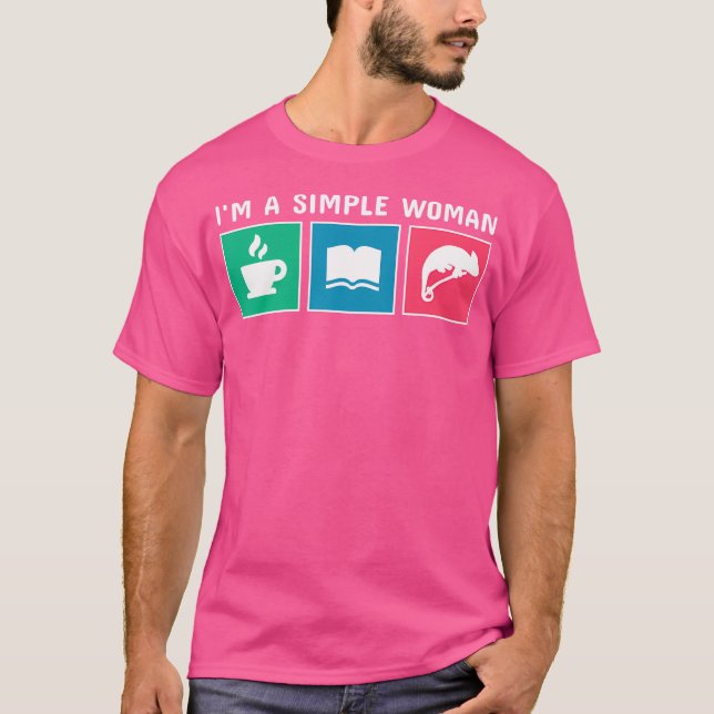 Camiseta Livros De Café E Pet De Chameleão (Frente)