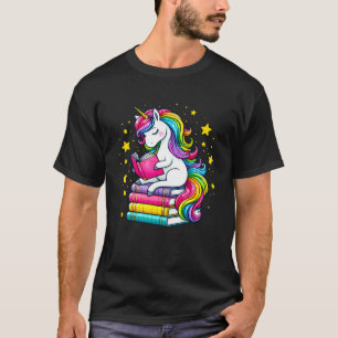 Camiseta Livros de Chuva Mágica de Leitura de Bibliotecário