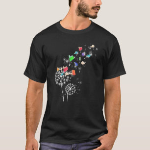Camiseta Livros De Dandelion Para Leitura De Meninas