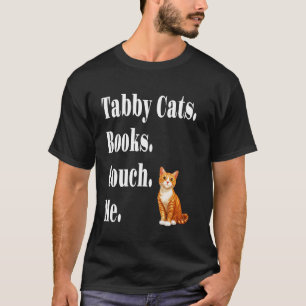 Camiseta Livros de Gatos Malhados Engraçados Sofá Meu Gato 