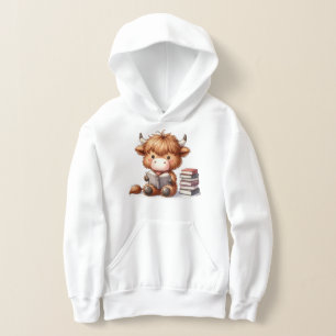 Camiseta Livros de Leitura de Vacas em Highland
