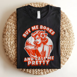 Camiseta Livros do Comprar Me e Me Chame de Verme Retroativ