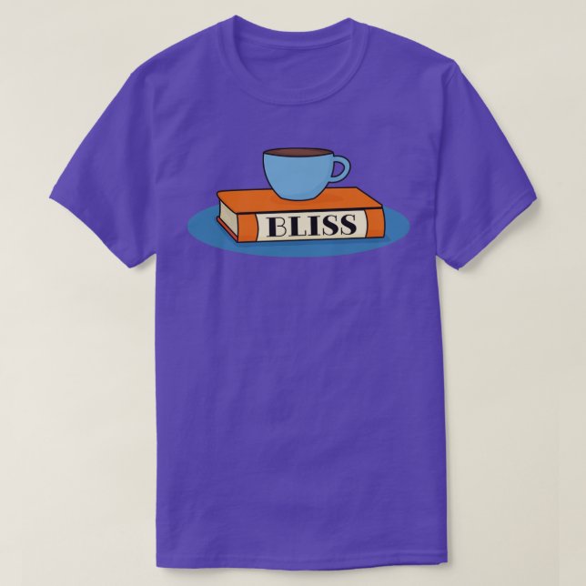 Camiseta Livros e café (Frente do Design)
